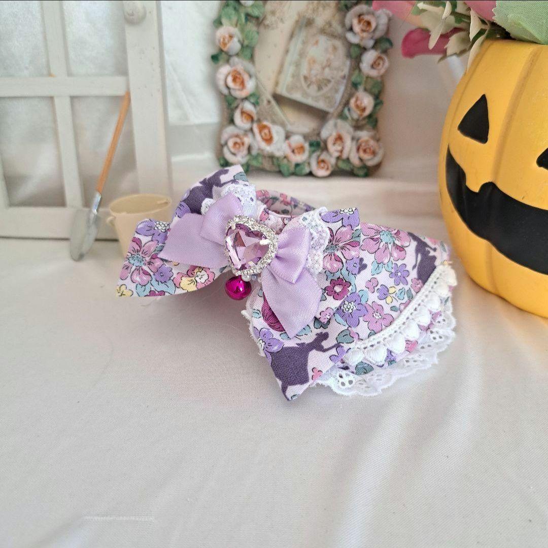 プッチ、ハロウィン、ジャックオーランタン柄、わんちゃん猫ちゃん用スタイ