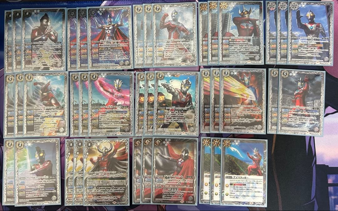 ウルトラ兄弟デッキ バトルスピリッツ ウルトラマンメビウス入り 二重スリーブ付き