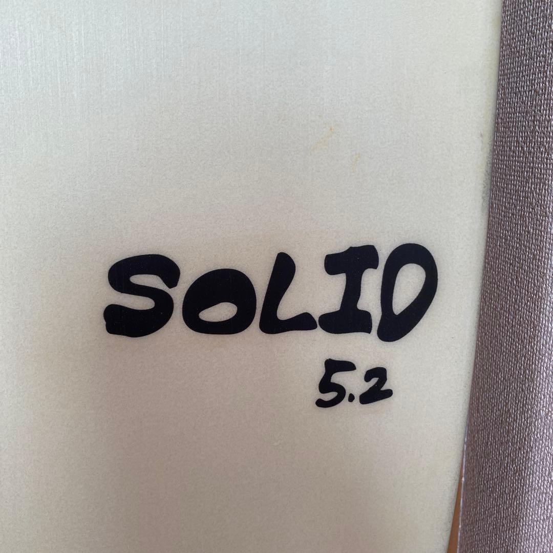 SOLID ショートボード 5'2”グレー