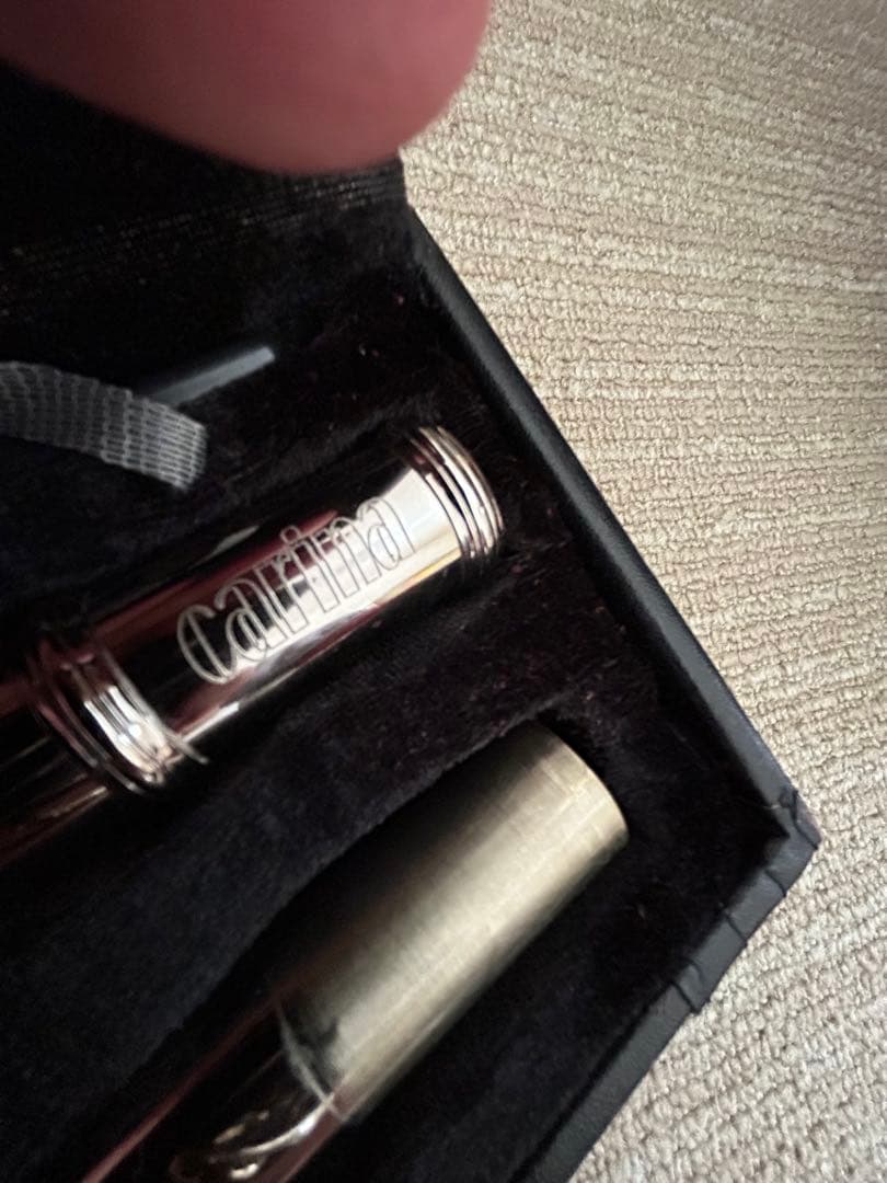 初心者用フルート　カリーナ　ニッケルメッキ