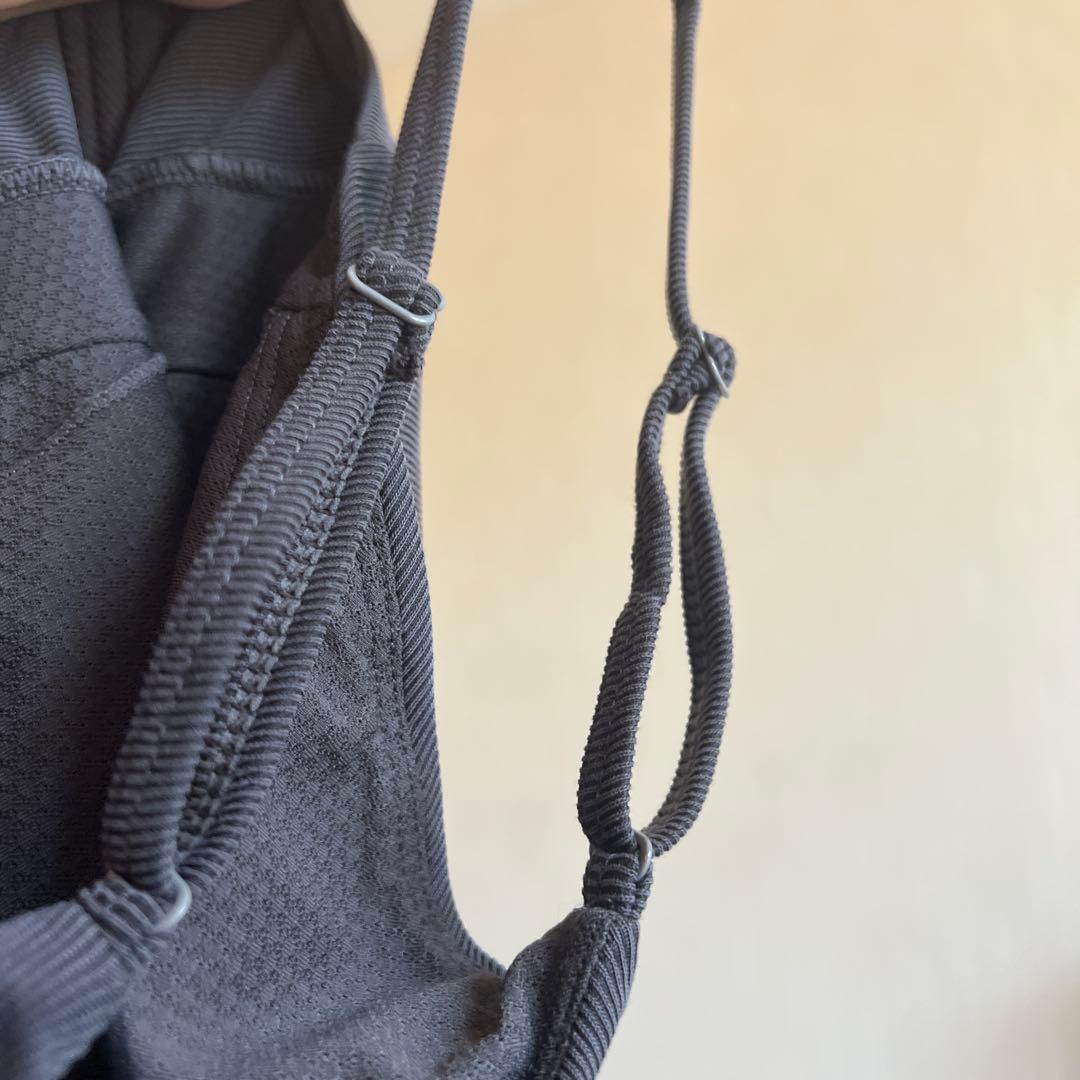 【andar】ブラックノースリーブ オールインワン