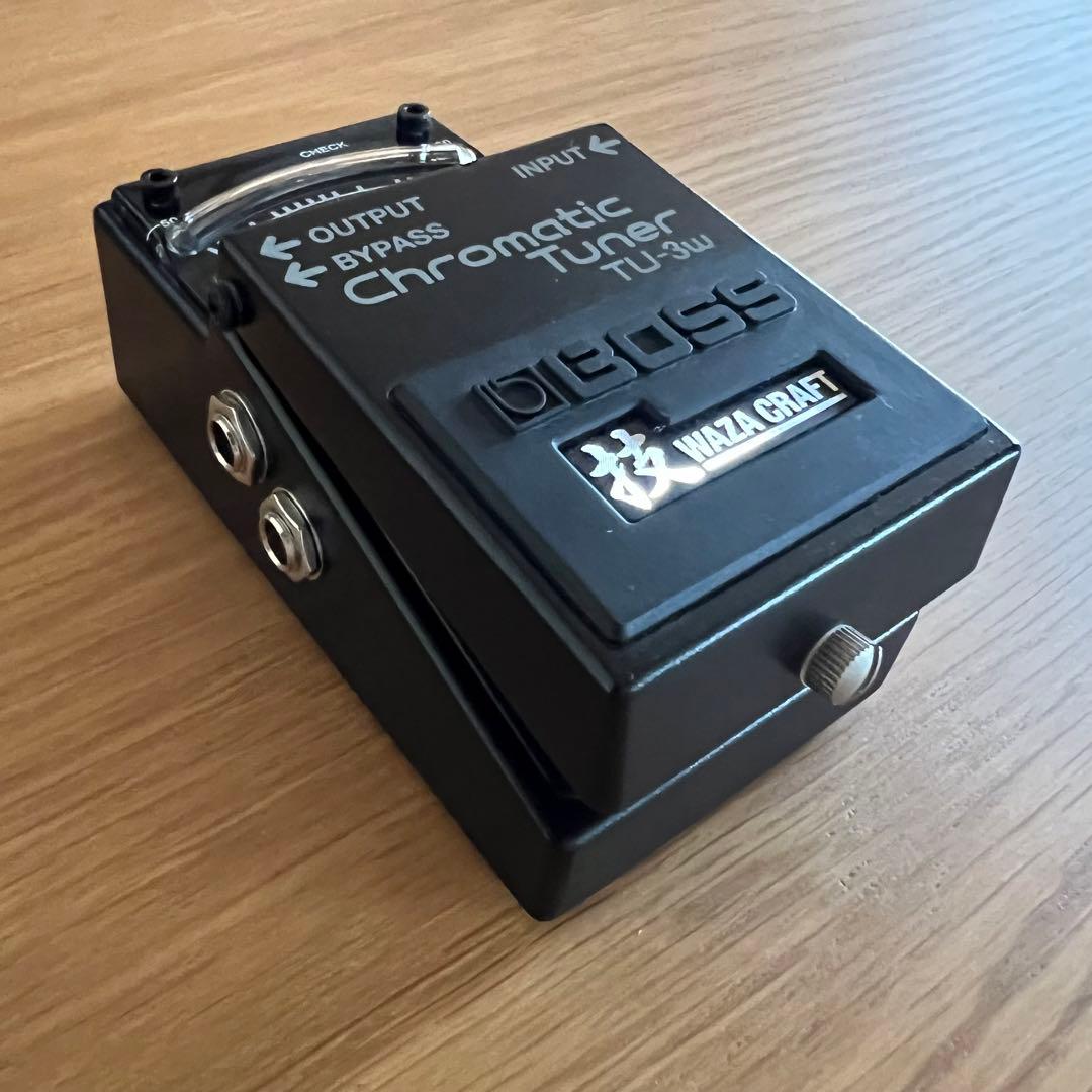 BOSS TU-3w MADE IN JAPAN 銀ネジ ペダルチューナー
