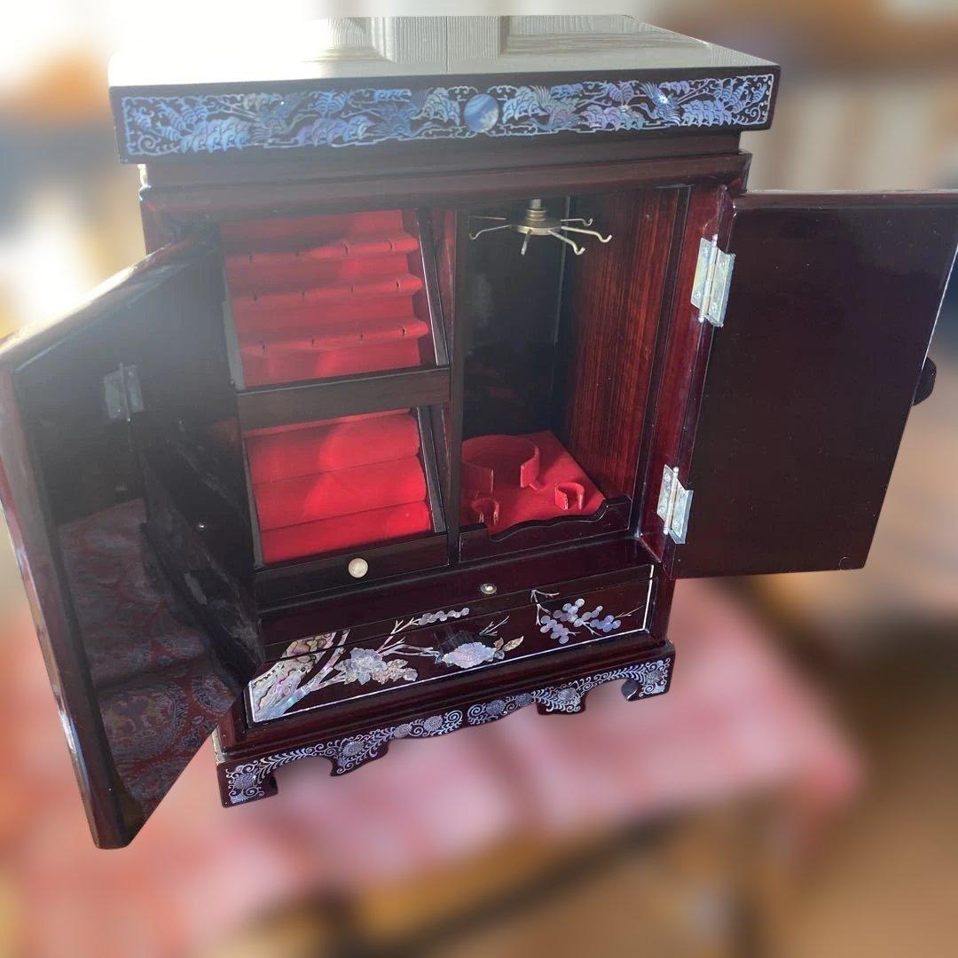 韓国　本物　螺鈿工芸品　ジュエリーボックス