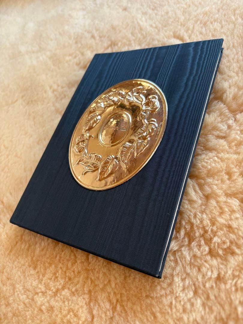 【イタリア老舗】スターリングシルバー925装飾 アドレス帳 未使用 本物刻印あり