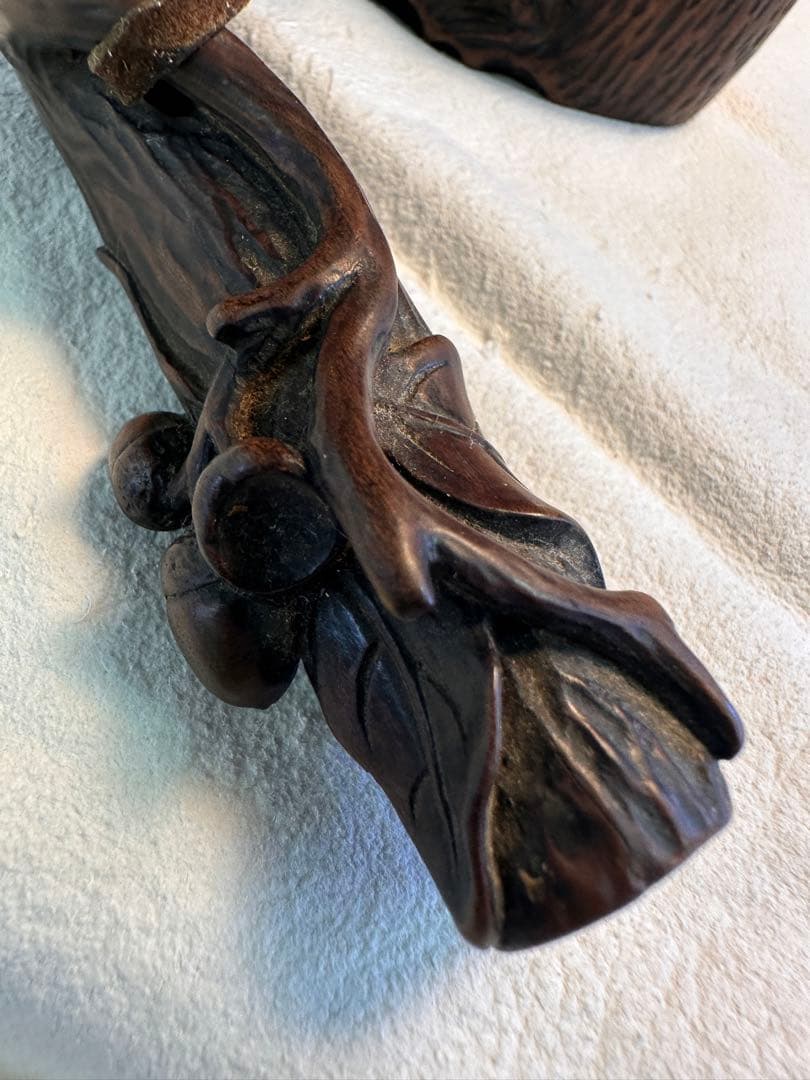 煙草ケース，煙管入り，煙管. 煙具，珊瑚，古董品，木雕，キセル入れ，民芸