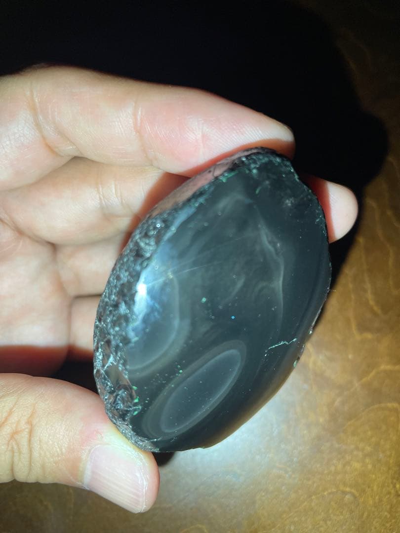 研磨品　十勝石玲瓏　金虹　ゴールデンレインボーシラー