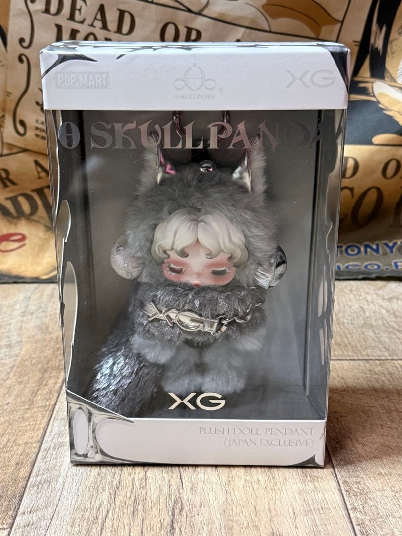 本物！正規品！SKULLPANDA XGコラボ ぬいぐるみペンダント 日本限定