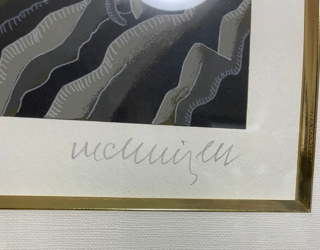 本物⬛︎トーマスマックナイト　直筆サイン入　シルクスクリーン ヌービアン