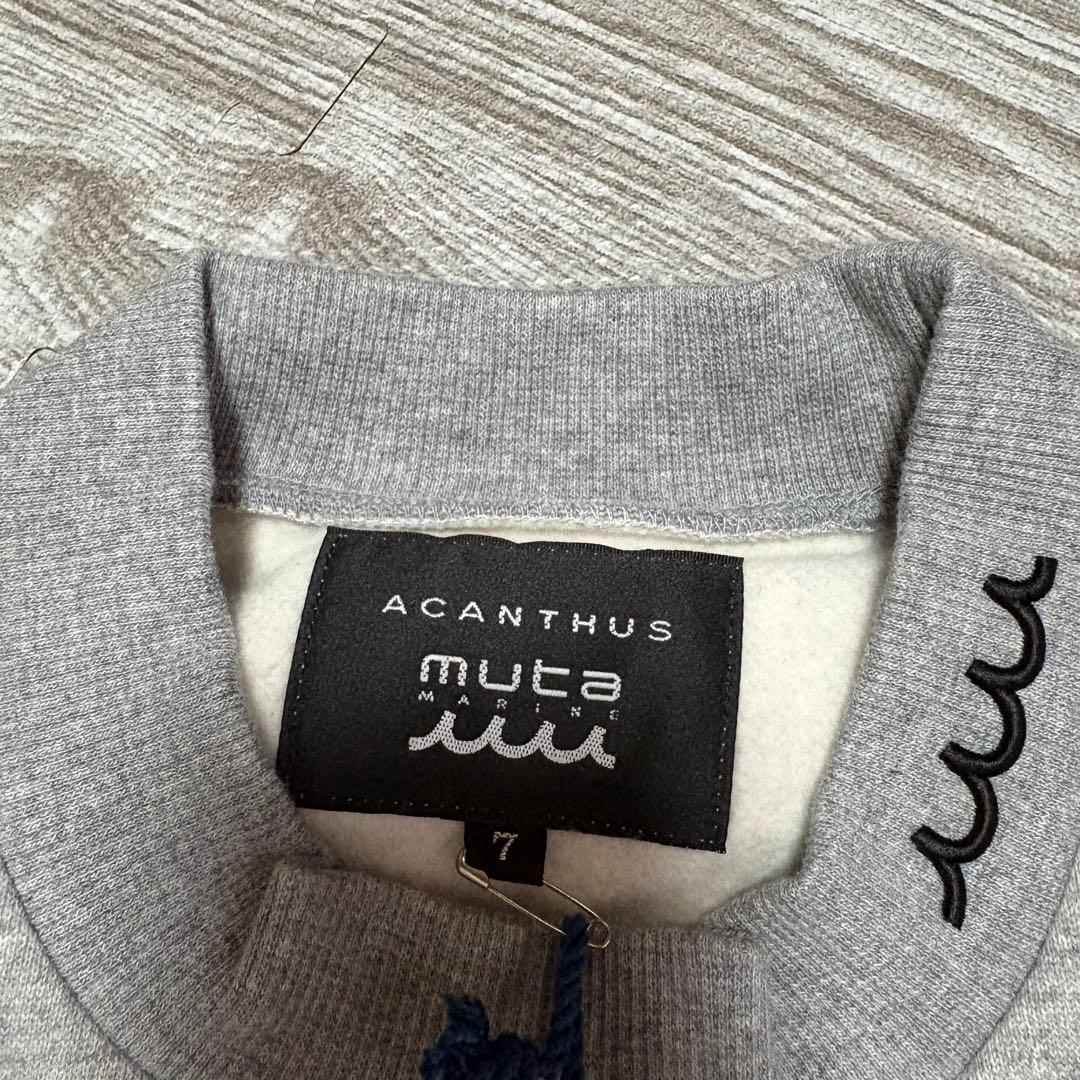 ⭐️新品未使用　ムータマリン　モックネックスウェット グレー　サイズ７