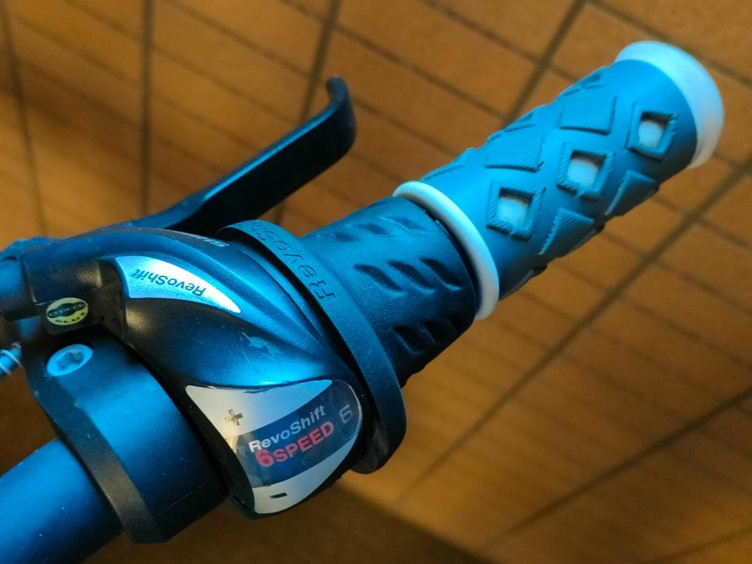 【引取限定/東京都江東区】アサヒ ドライド 外装6段 青 24インチ