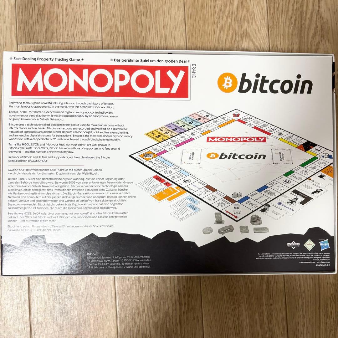 【レア】MONOPOLY bitcoin ボードゲーム モノポリービット