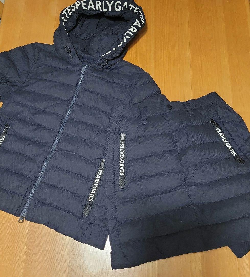 可愛く防寒❤PEARLY GATES 中綿ブルゾン＆スカートセットアップ☆