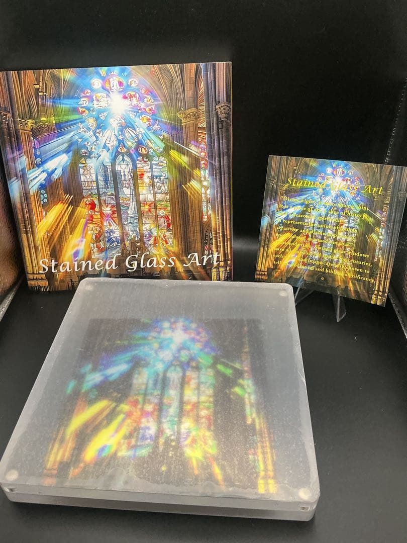 Stained Glass Art Divine Light カメルーン銀貨
