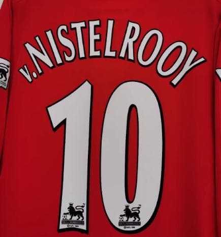 レトロ マンチェスター·ユナイテッド 長袖 ファン·ニステルローイ 10番