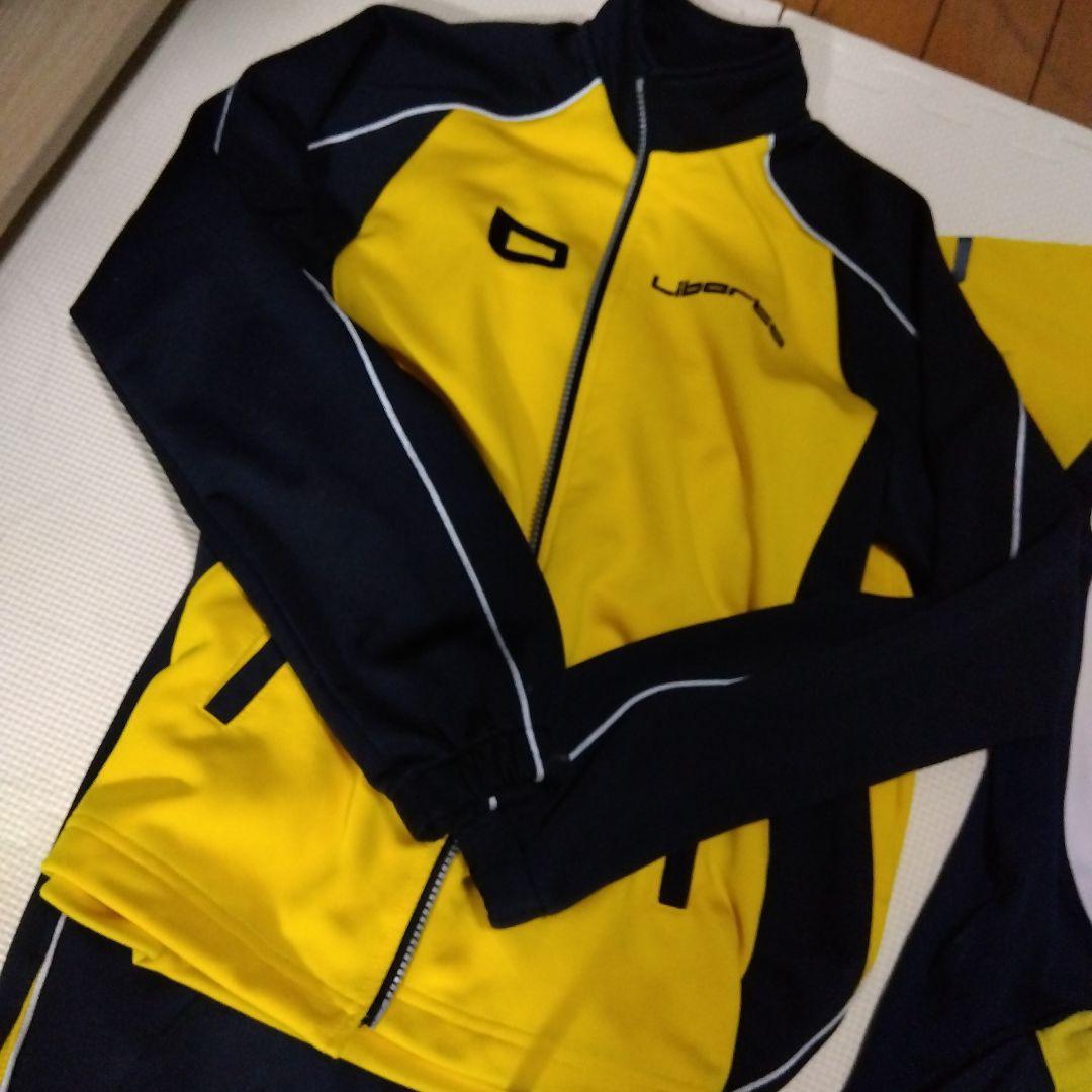 Liberta トレーニングウェアセット 黒/黄　145セット