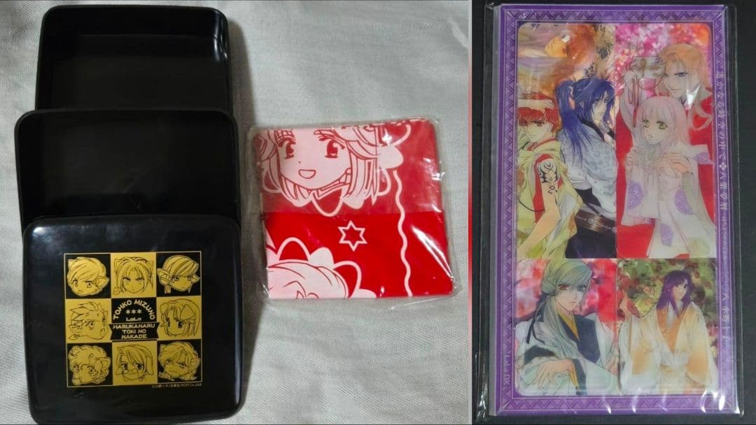 遙かなる時空の中で　重箱&風呂敷　ポストカード&栞セット　原作