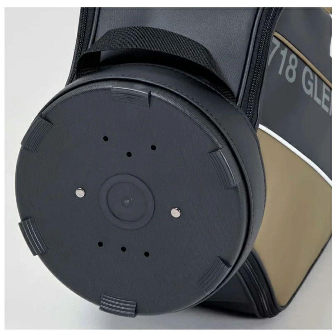 Munsingwear キャディバッグ ブラック×カーキ