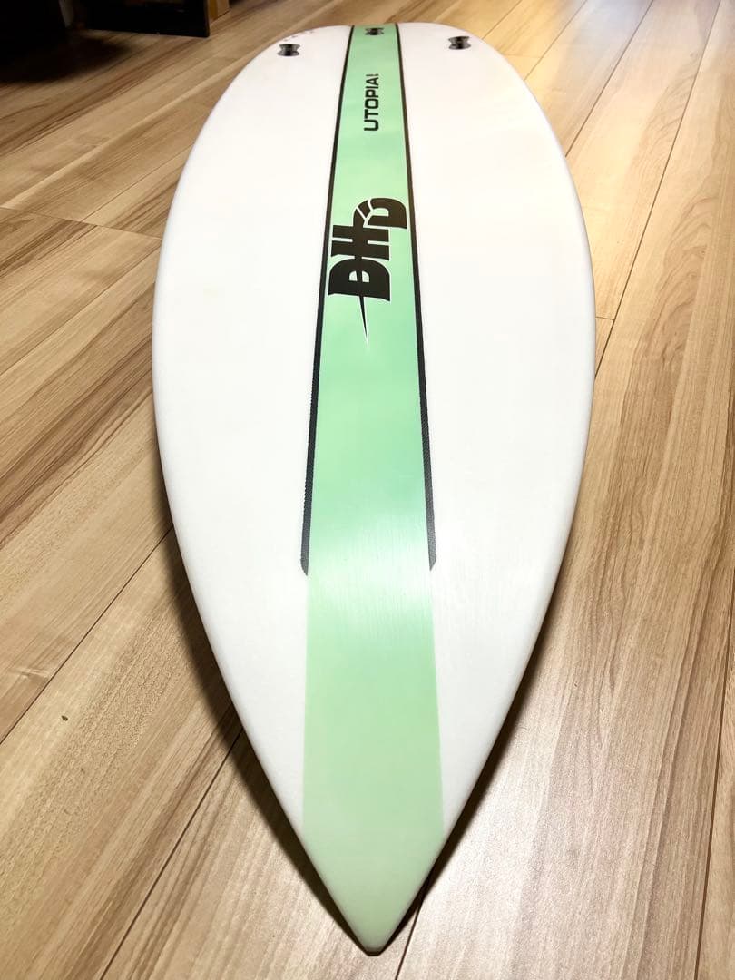 【極美品】 DHD UTOPIA 5.8 EPS サーフボード　ミントグリーン