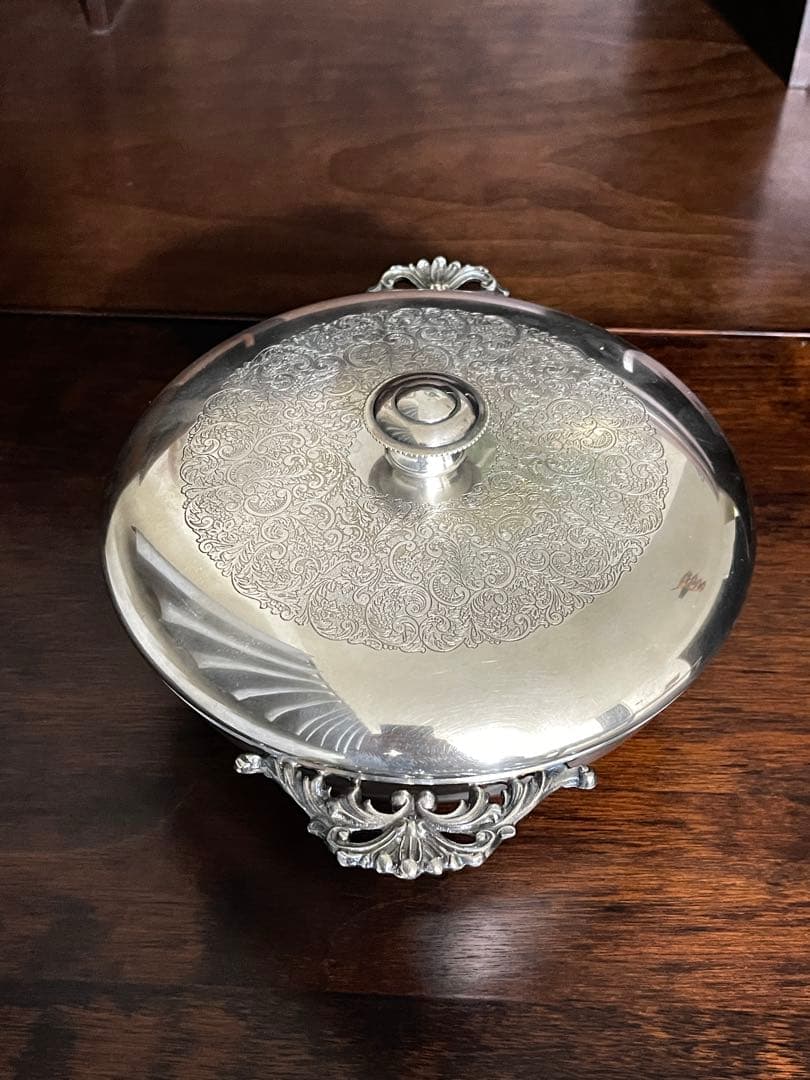 希少　アンティーク銀器　インテリア　昭和レトロ　置物