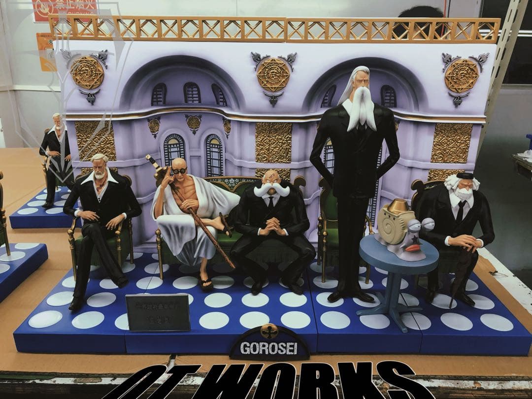 ONE PIECE ワンピース 世界政府  五老星  フィギュア ガレージキット
