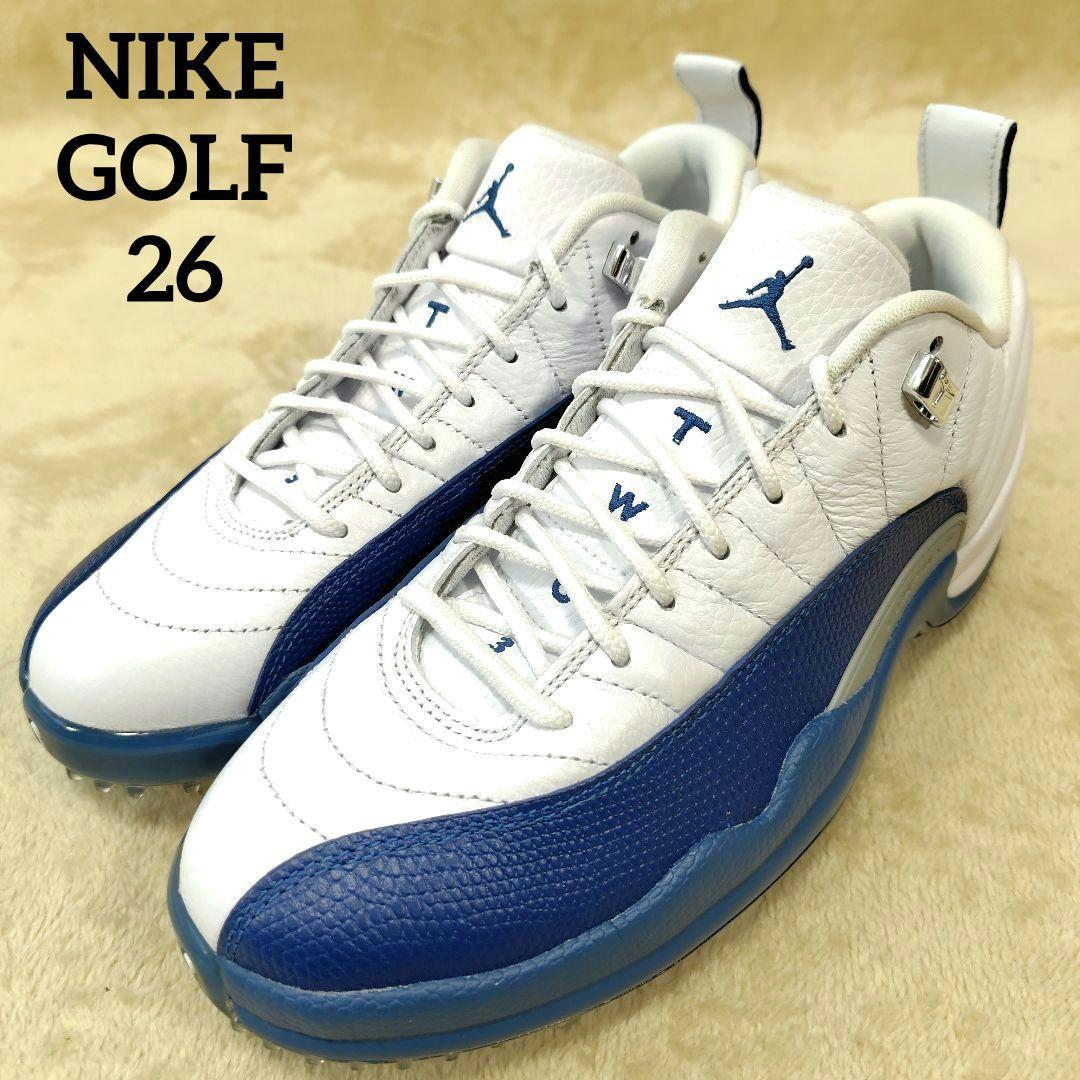 NIKE AIR JORDAN Ⅻ LOW ナイキ ゴルフシューズ 26cm 白