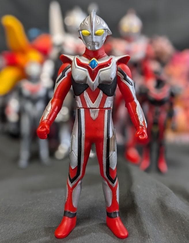 ウルトラマンネクサス＆登場怪獣・宇宙人（バンダイ）ソフビフィギュア７体セット＋２