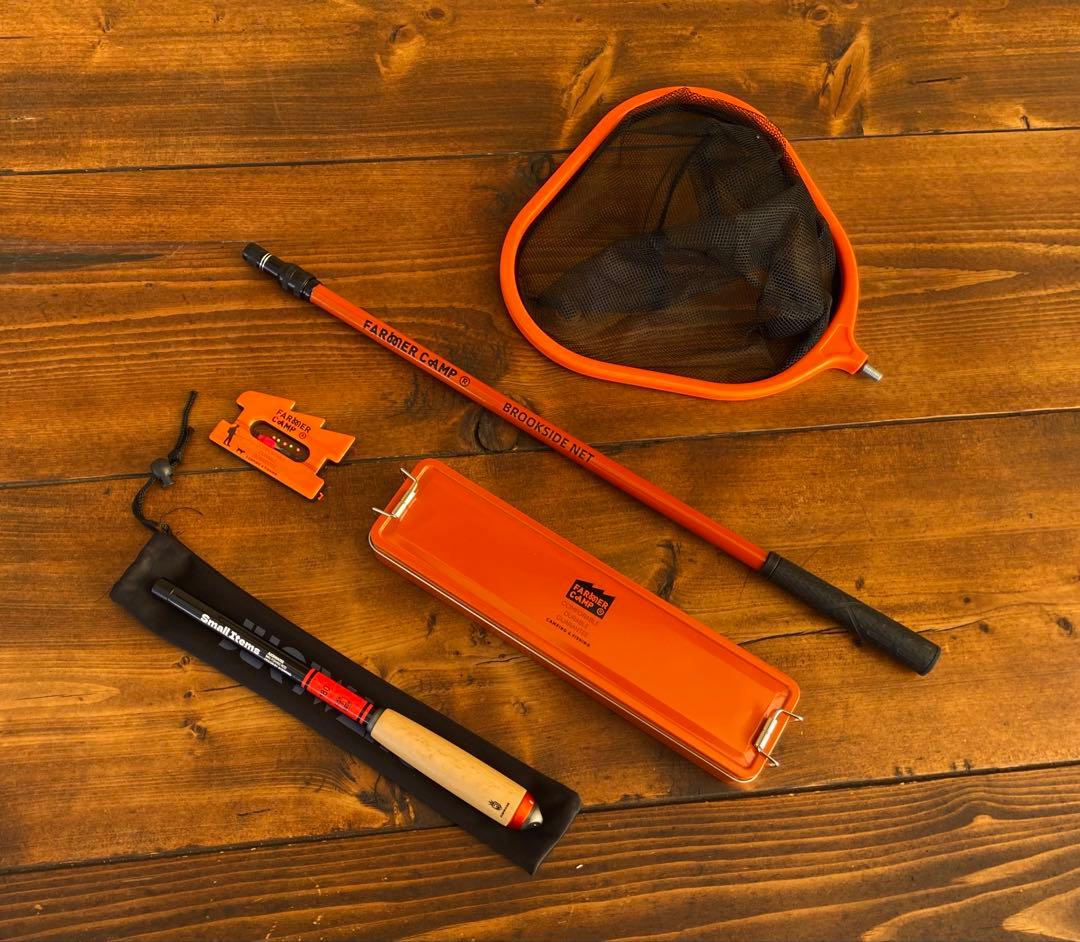 新品　釣り竿セット　1.8m 小物釣り　タナゴ竿　タモ網　収納box 仕掛け付き