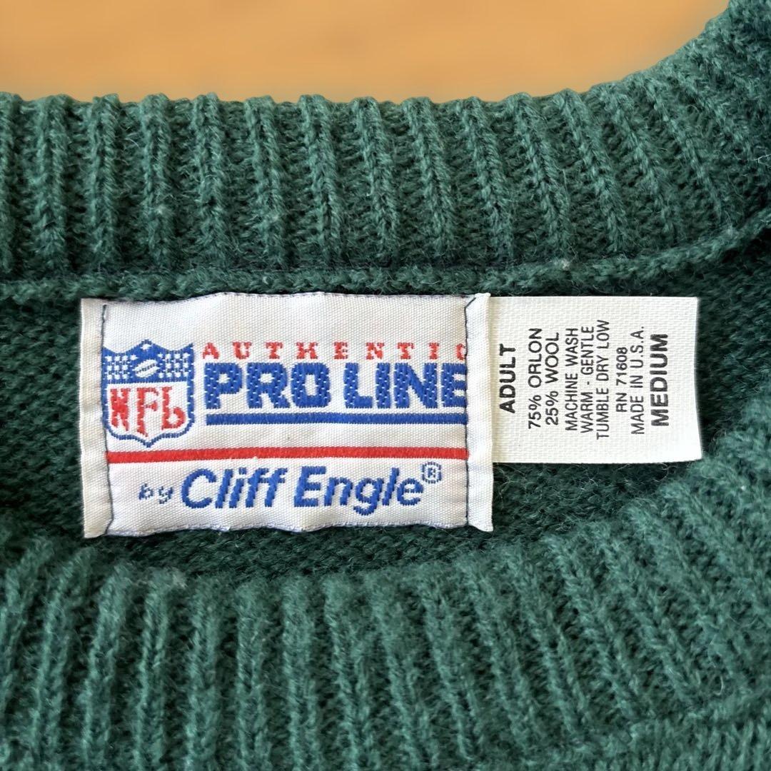 希少80s USA製NFLオフィシャル PACKERSニットセーター 好デザイン