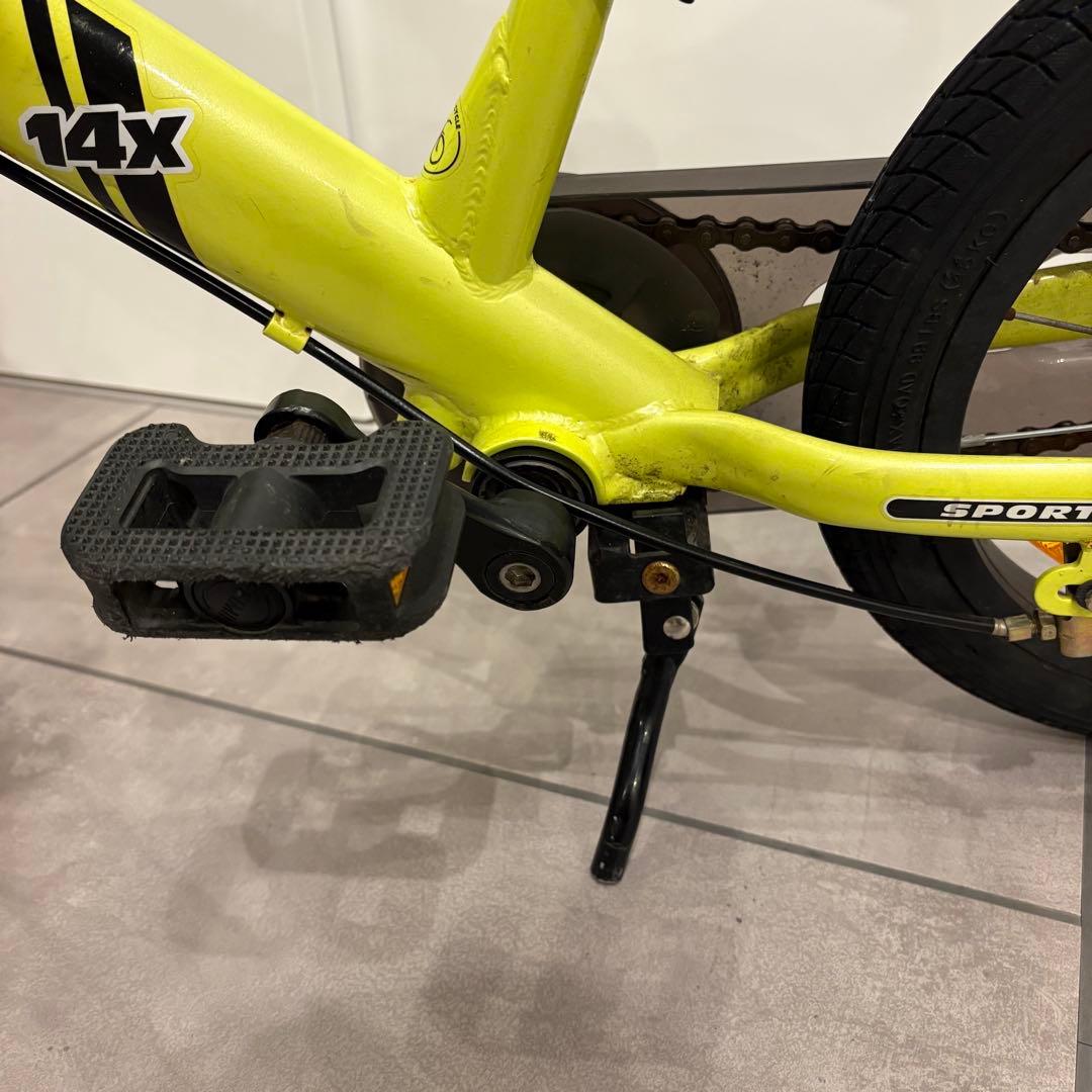 ストライダー限定色 STRIDER 14X ライムイエロー 幼児自転車