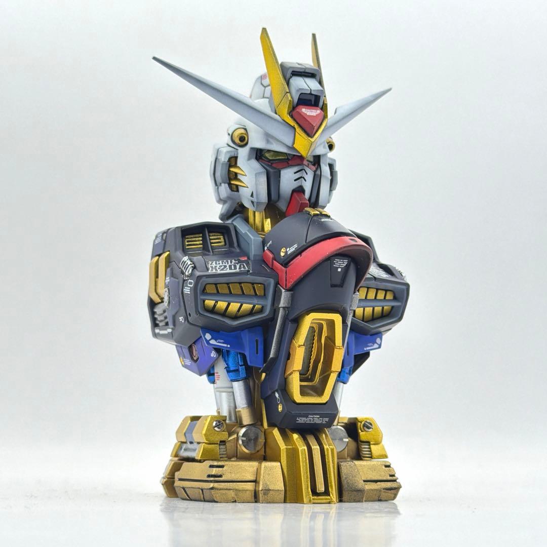 【重厚フル塗装】MSメカニカルバスト04 ストライクフリーダム 塗装完成品