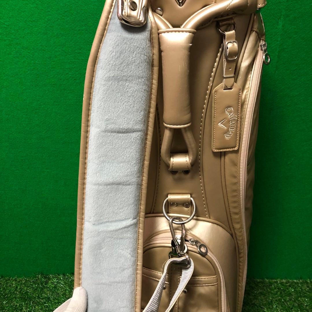 人気‼️Callaway キャディバッグ シャンパンゴールド 8インチ