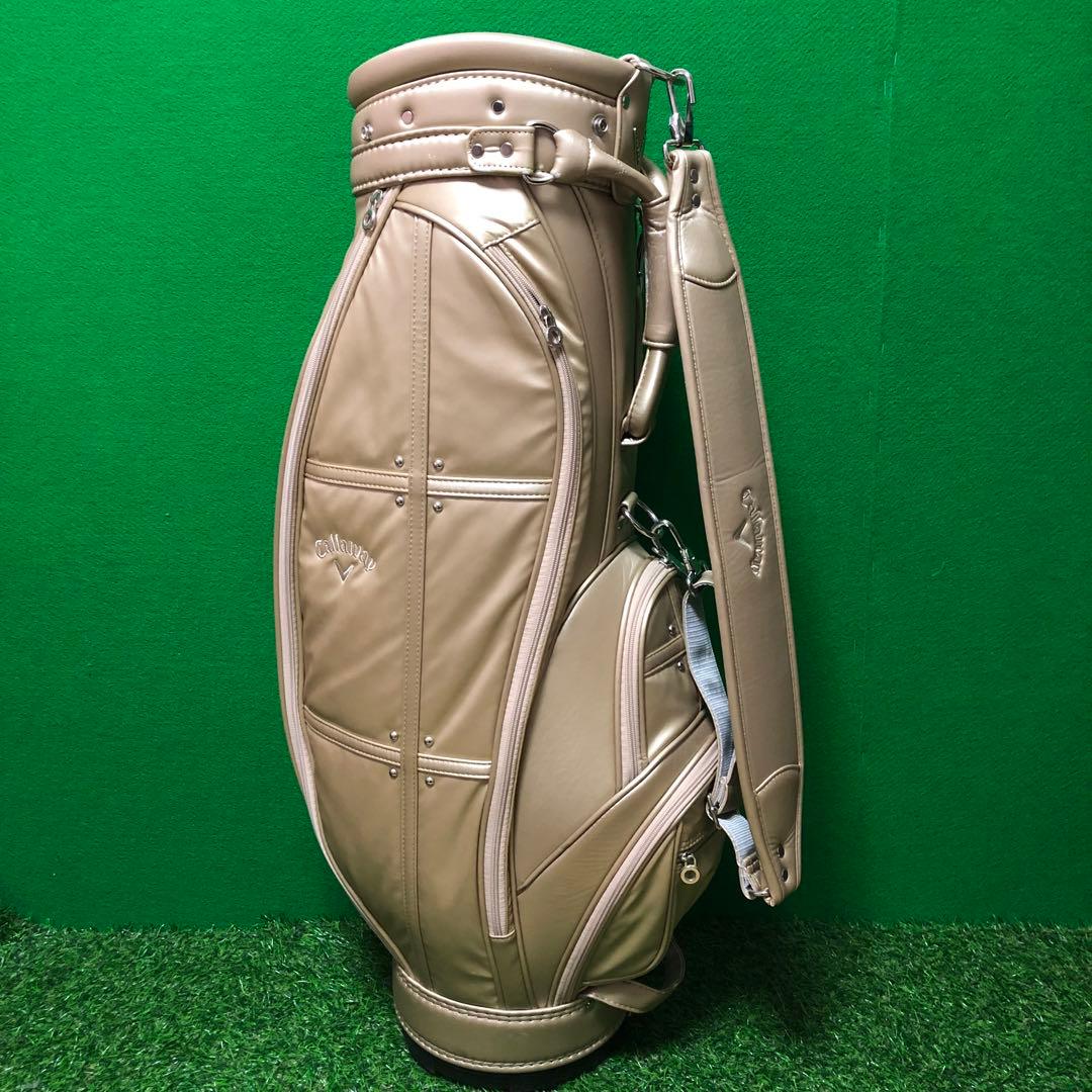 人気‼️Callaway キャディバッグ シャンパンゴールド 8インチ