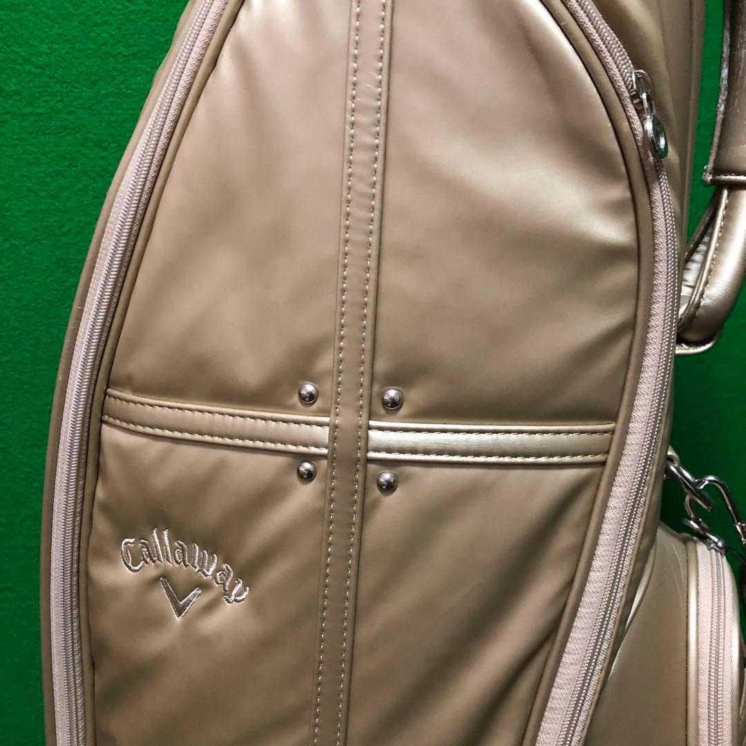 人気‼️Callaway キャディバッグ シャンパンゴールド 8インチ
