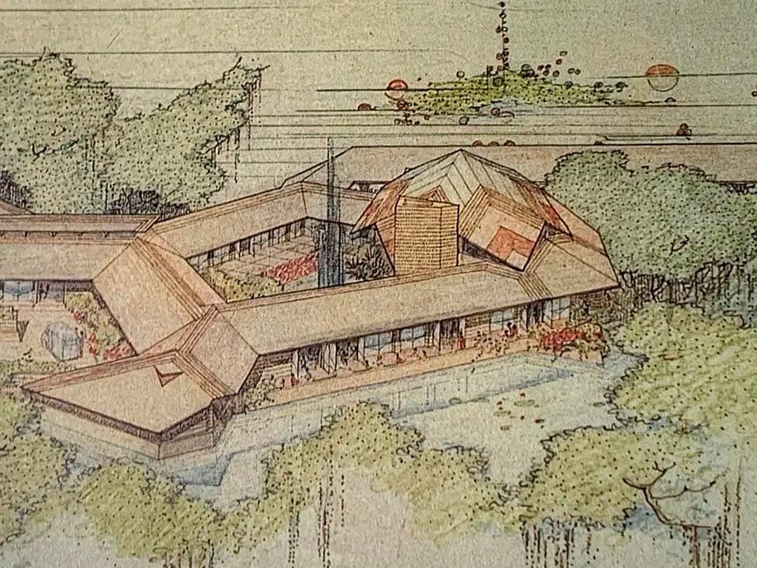 フランク・ロイド・ライト ポスター額装 Pavilion for...