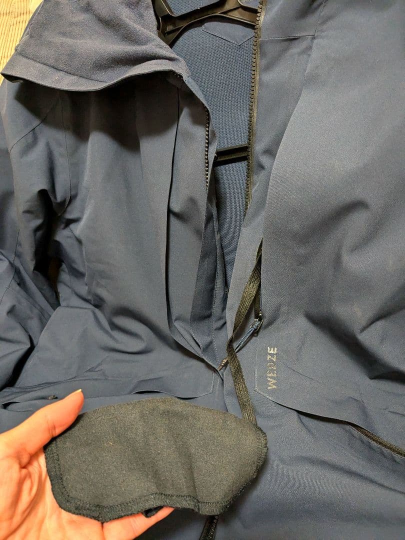 WEDZE スキージャケット　Lサイズ　ジャケット　ネイビー　防水