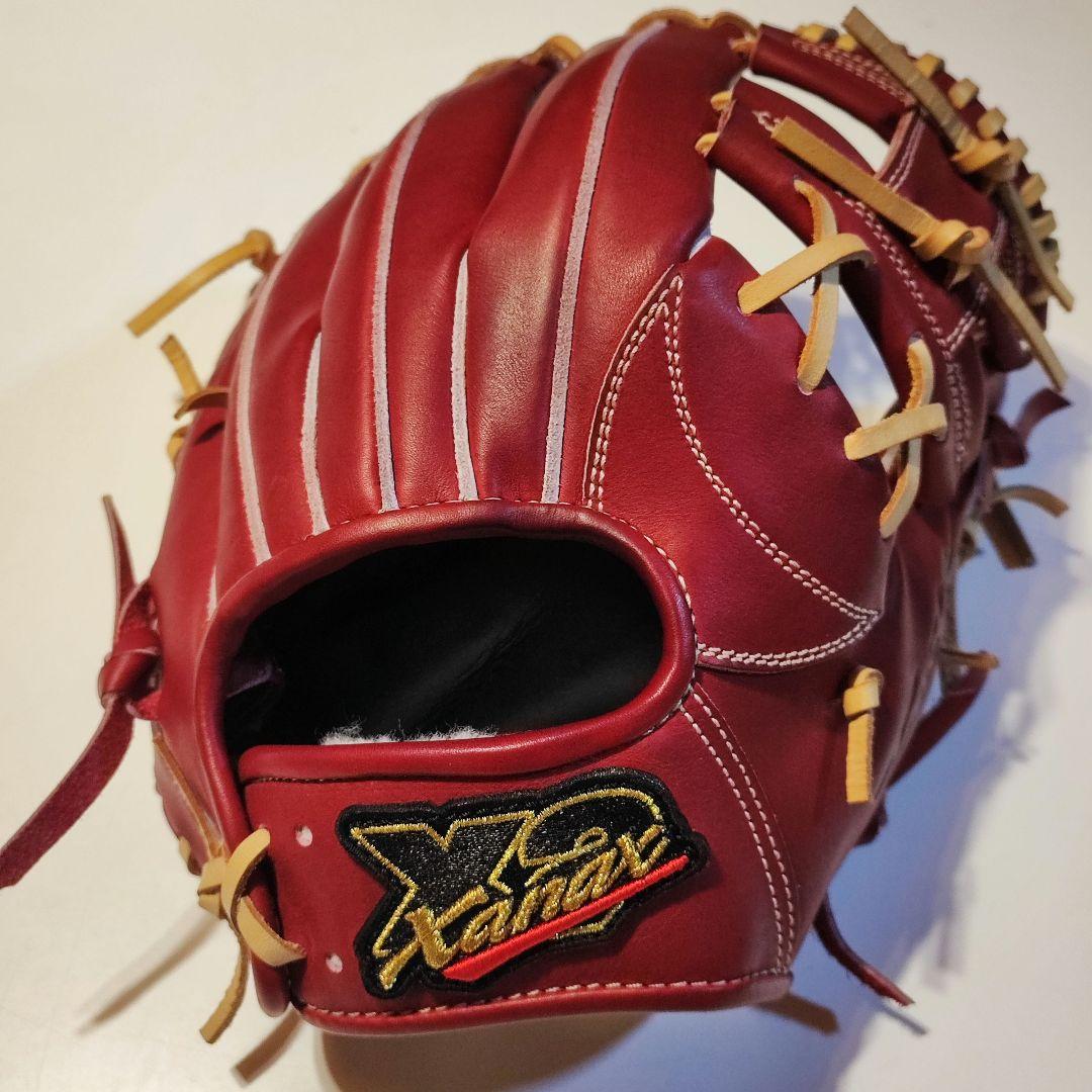 ザナックス　硬式グローブ　キップレザー　内野手用