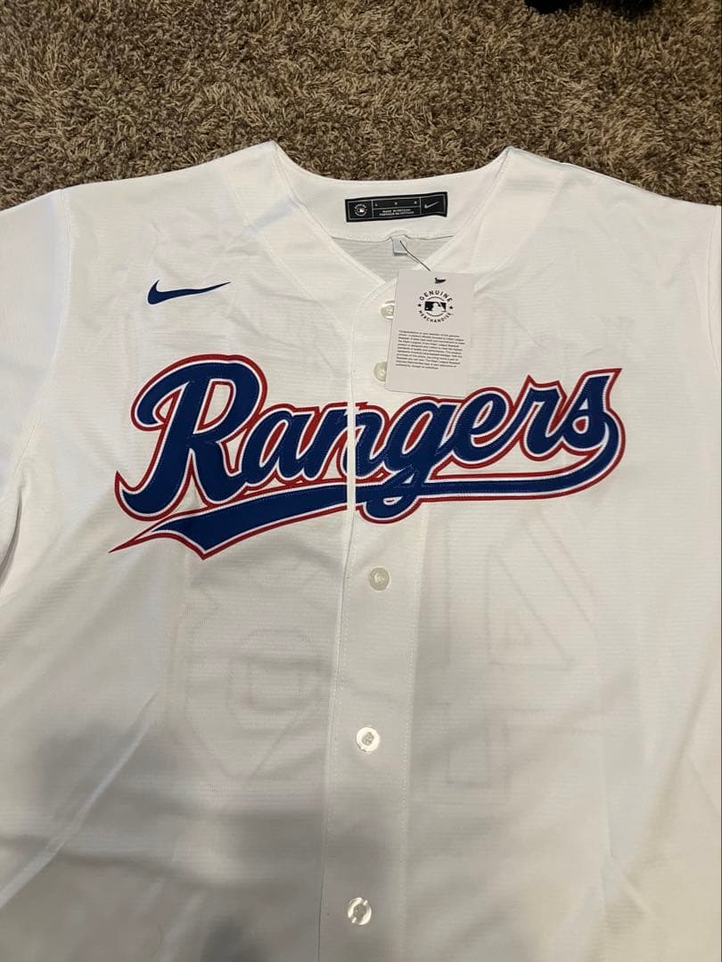 デグロム テキサス レンジャーズ 直筆サイン入りユニフォーム