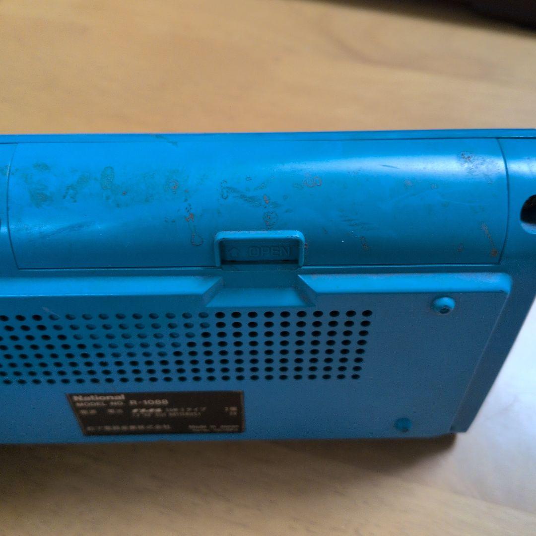 National R-1088☆オルガン付きラジオ昭和レトロ 通電ラジオ確認済