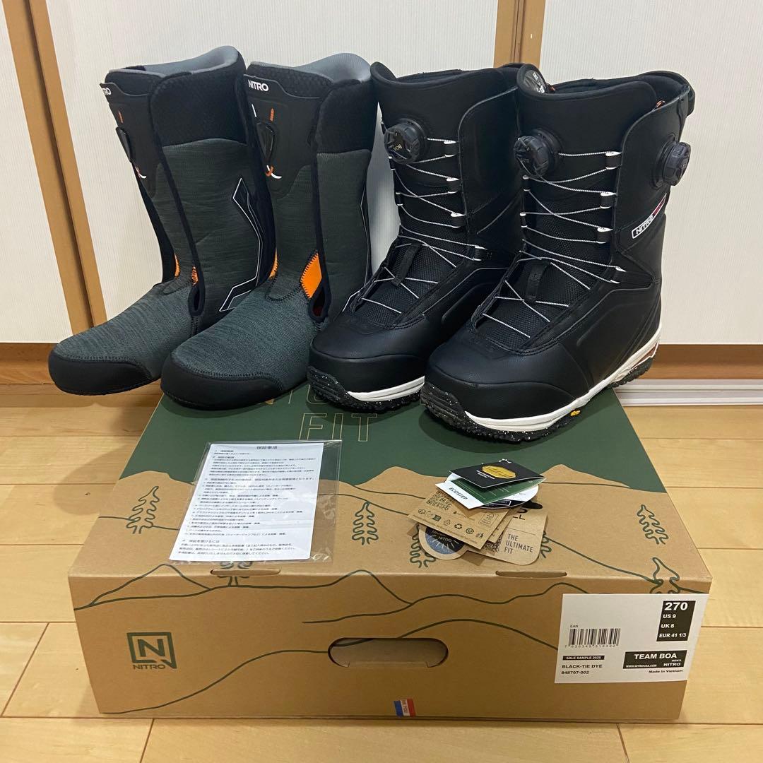 未使用　Nitro TEAM BOA スノーボードブーツ US9 27cm