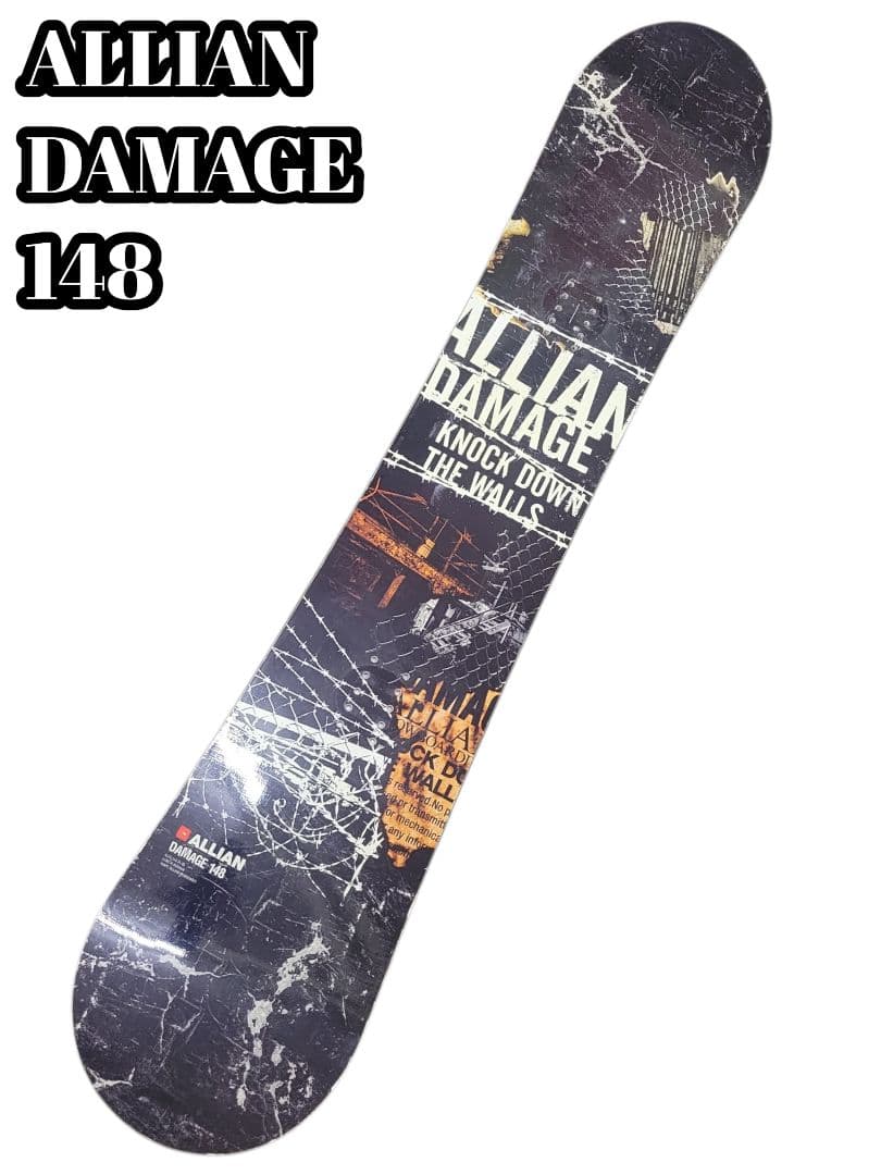 ALLIAN DAMAGE 148cm アライアン フリースタイル グラトリ