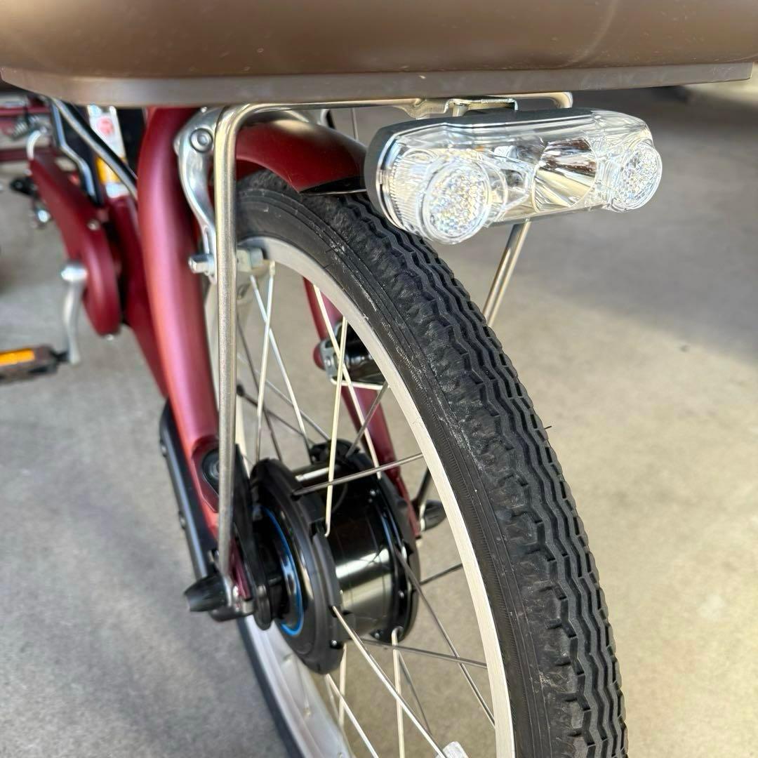 ブリヂストン ラクットワゴン ルビーレッド 電動アシスト自転車 送料込み