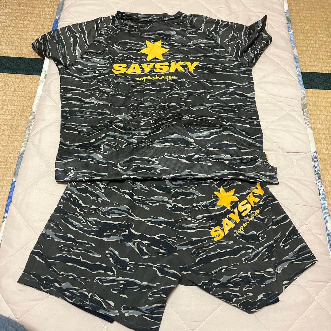 SAYSKY 迷彩柄 ランシャツ　ランパン