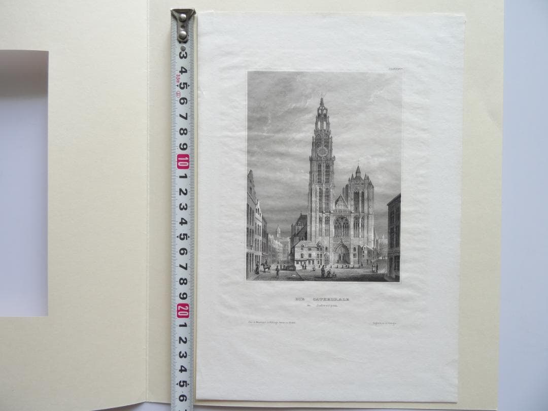 銅版画■アントワープ大聖堂 フランダースの犬