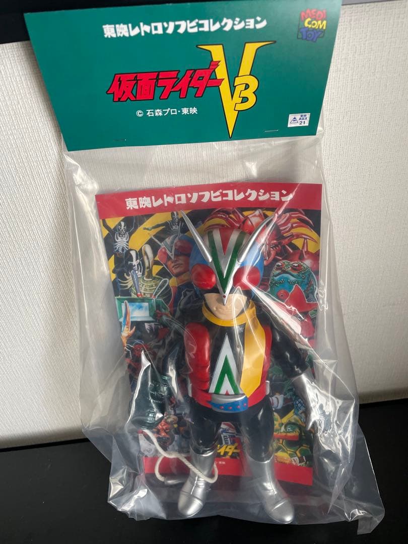 東映レトロソフビコレクション ライダーマン ロープアームひも付き ソフビ