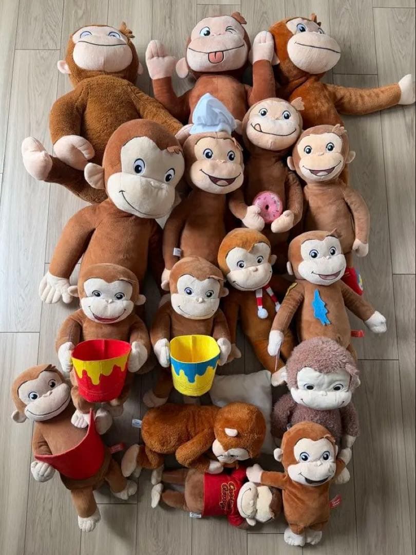 おさるのジョージ　Curious e ぬいぐるみセット