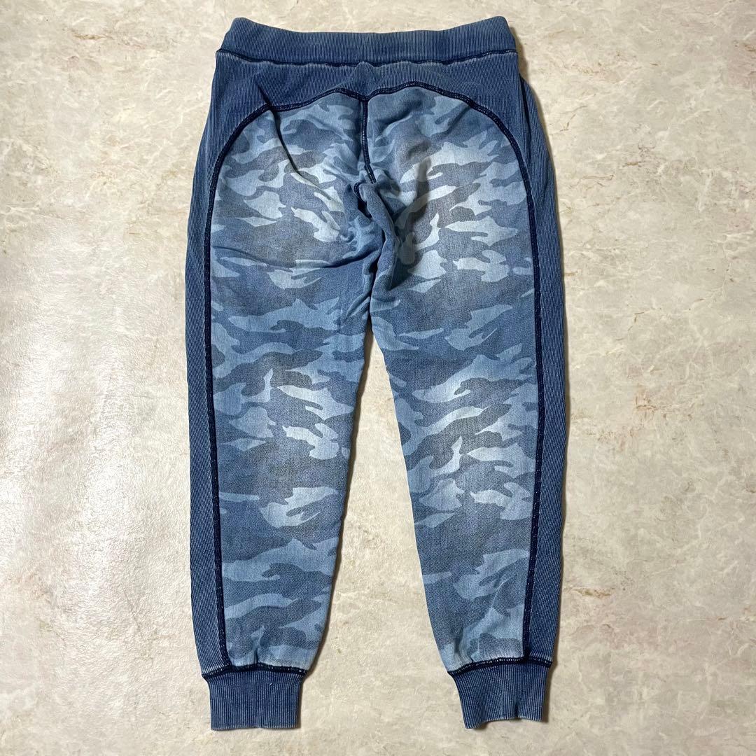 PIU1UGUALE3 迷彩 スウェット デニム調 パーカー パンツ 上下セット