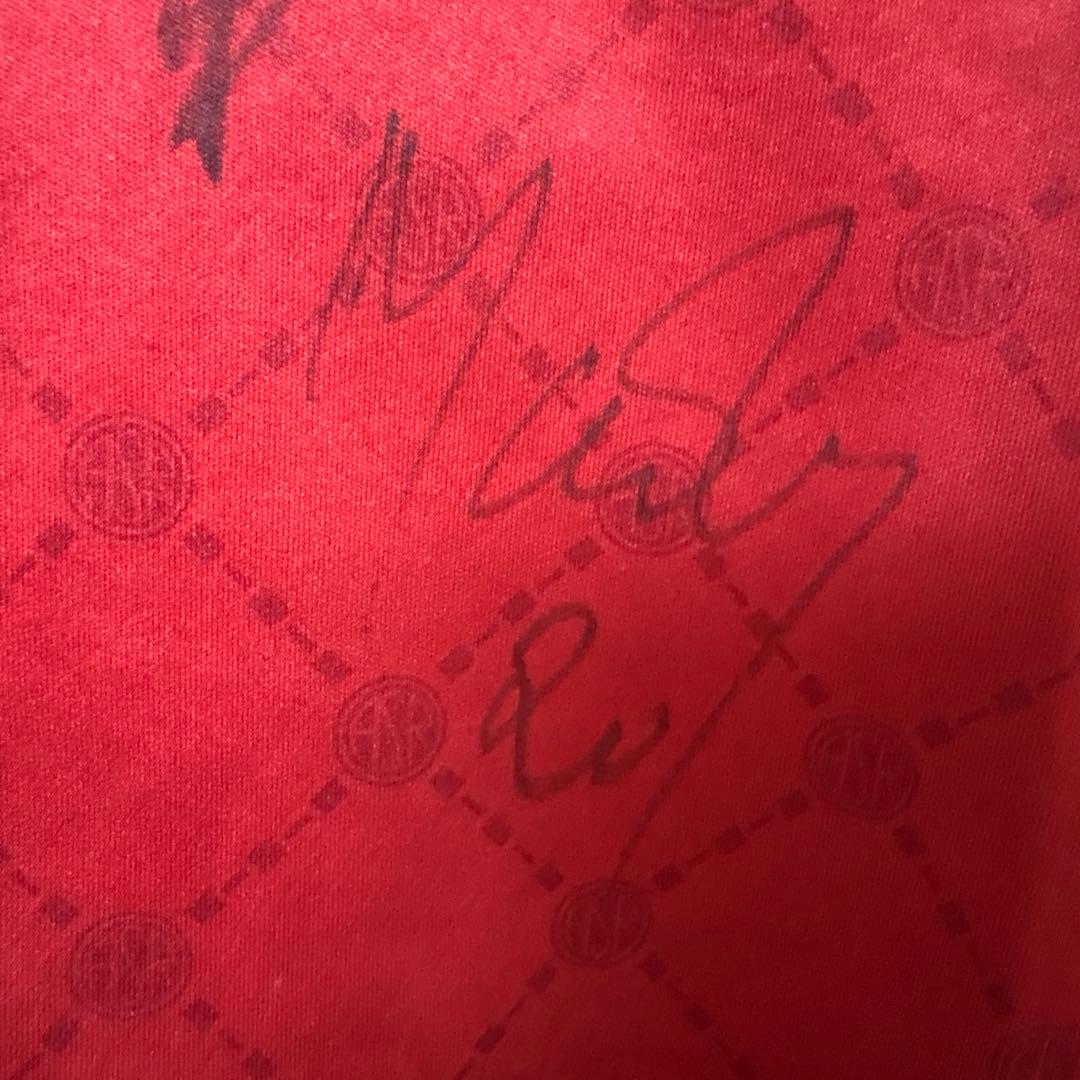 格安ローマレプリカユニフォーム　サイン入り