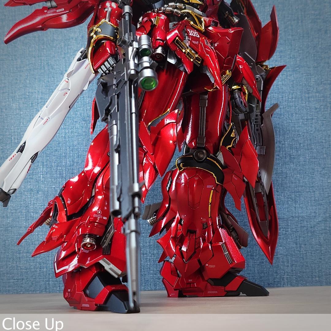 MG シナンジュ \"匠studioカスタム\" キャンディ塗装完成品