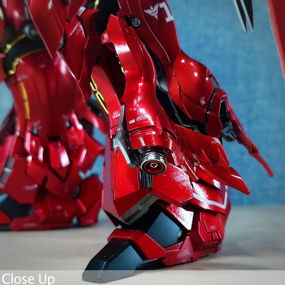 MG シナンジュ \"匠studioカスタム\" キャンディ塗装完成品