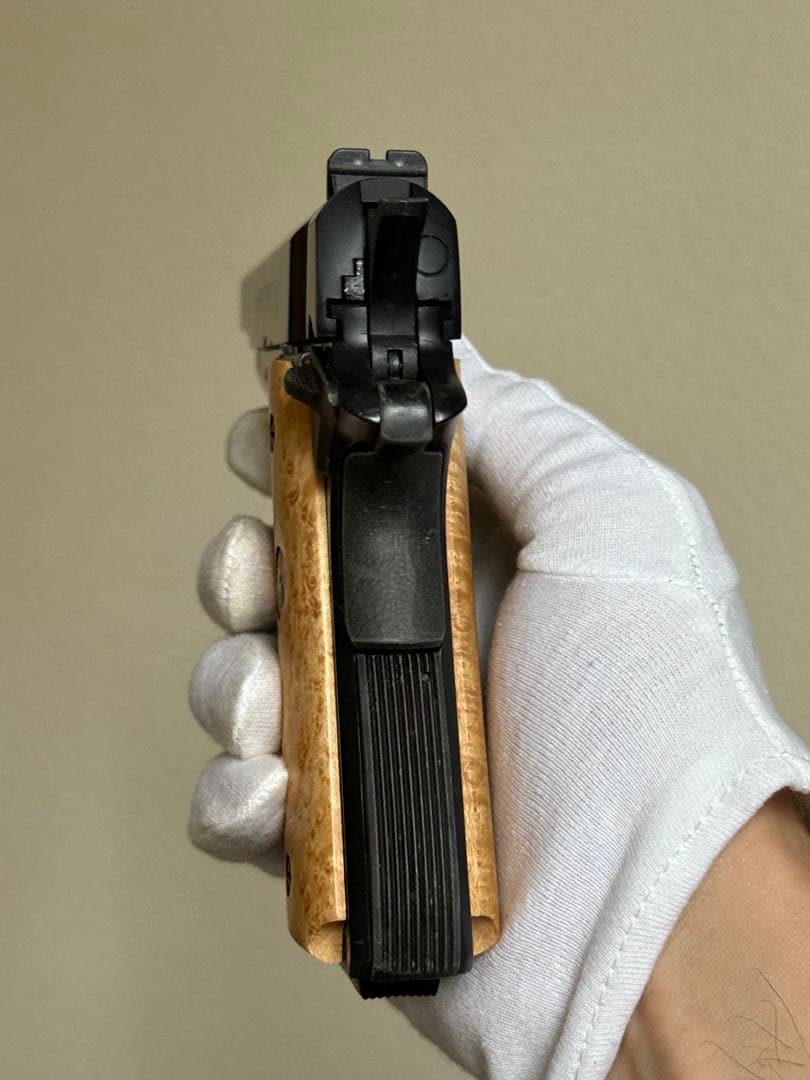 ブルーイング WA コルト M1911A1 ガバメント 木製グリップ ガスガン